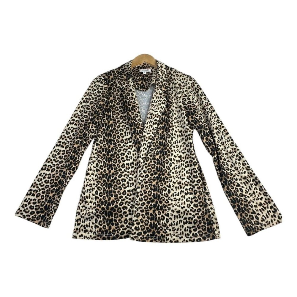 Andree By Unit Cheetah Print Women's Cardigan Size Small